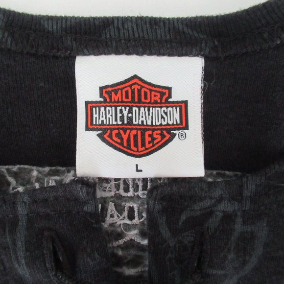 Y2K Harley Davidson Women’s T-Shirt Sz Small Fort Lauderdale, Florida Black - Picture 10 of 11